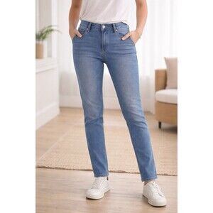 Halara Flex Denim Jeans Woman’s Small Petite Blue Stretch Athlesiure NWT 4-way